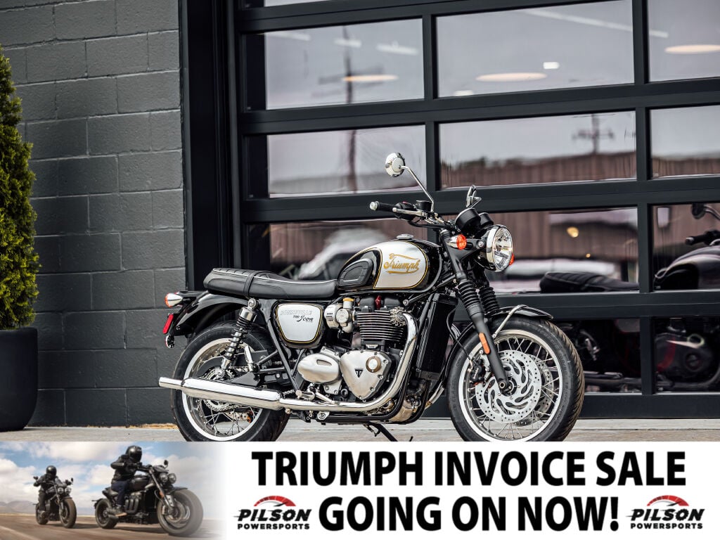 2025 Triumph Bonneville T120 Sapphire Black/Aluminium Silver (Euro 5A)