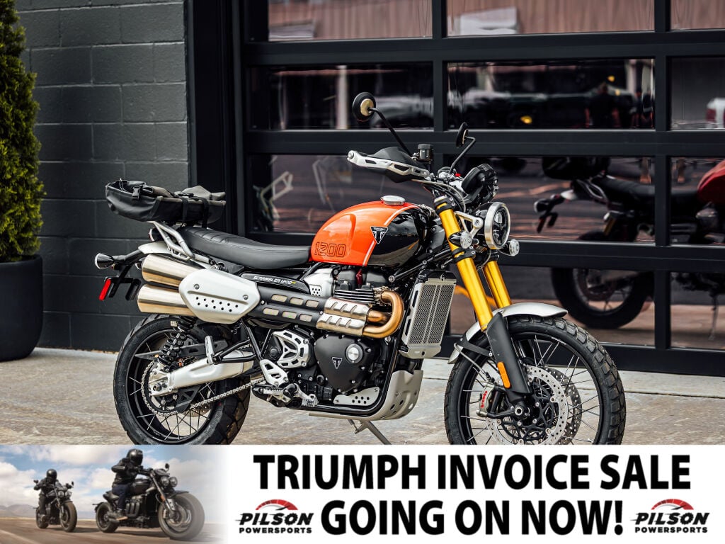 2024 Triumph Scrambler 1200 XE Baja Orange / Phantom Black