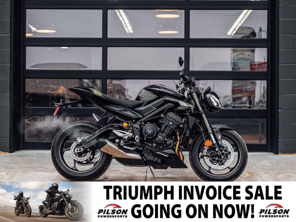2025 Triumph Street Triple 765 RS Phantom Black