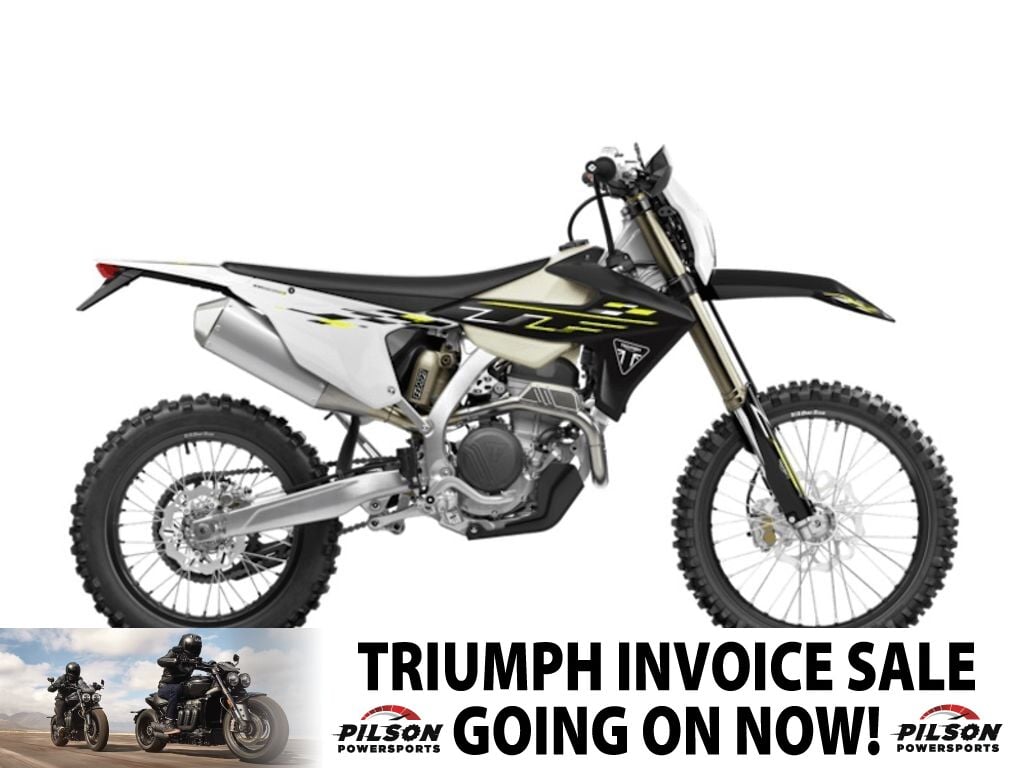 2026 Triumph TF 250-E Jet Black/Pure White