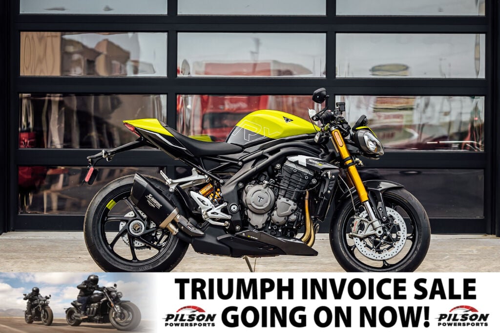 2026 Triumph Speed Triple 1200 RX Triumph Performance Yellow