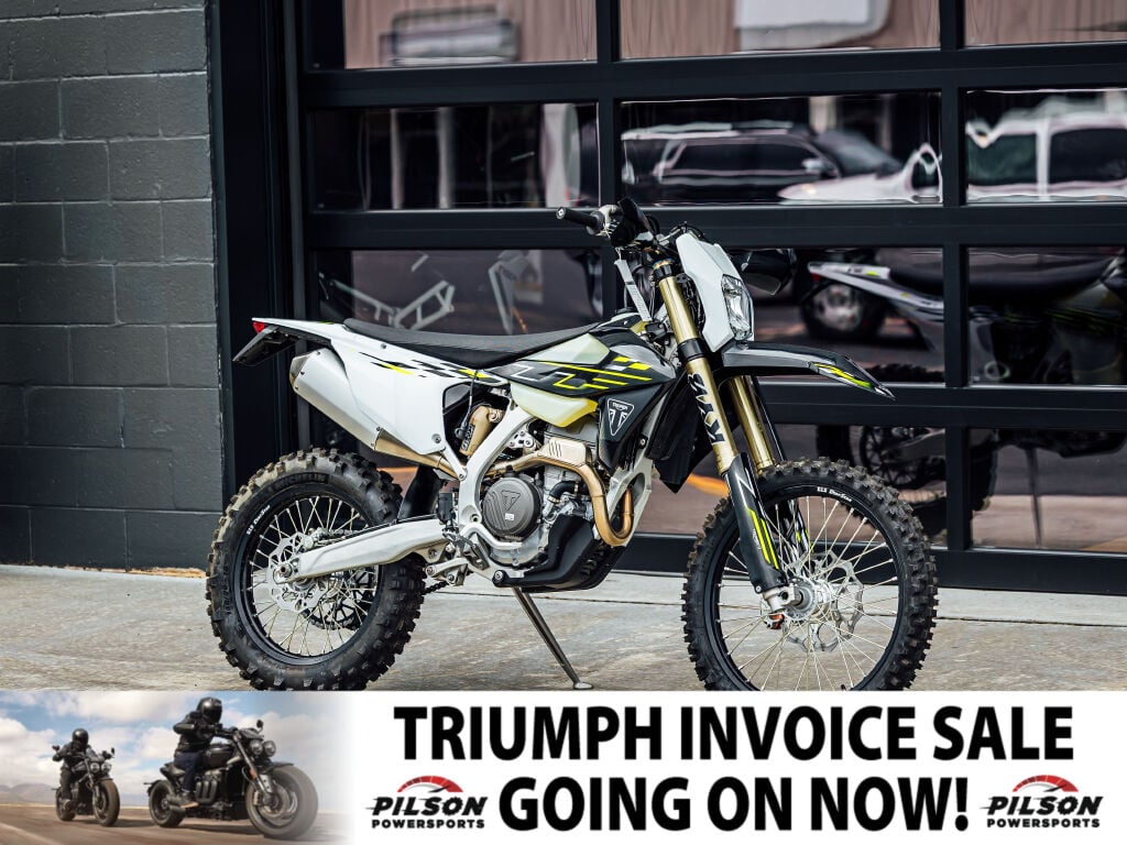 2026 Triumph TF 250-E Jet Black/Pure White
