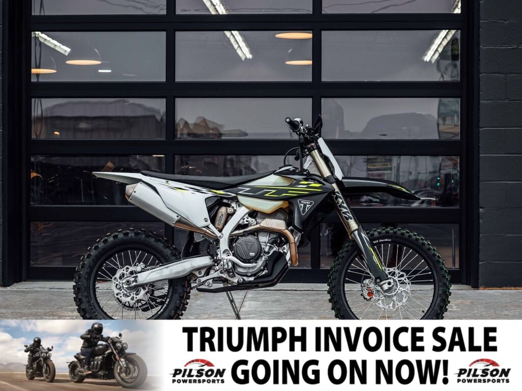 2026 Triumph TF 250-C Jet black/ Pure white
