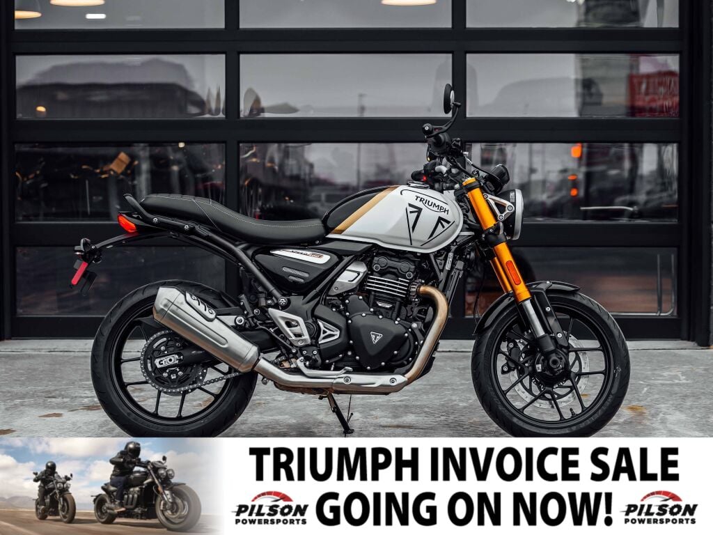 2026 Triumph Speed 400 Lava Red Gloss/Storm Grey Base