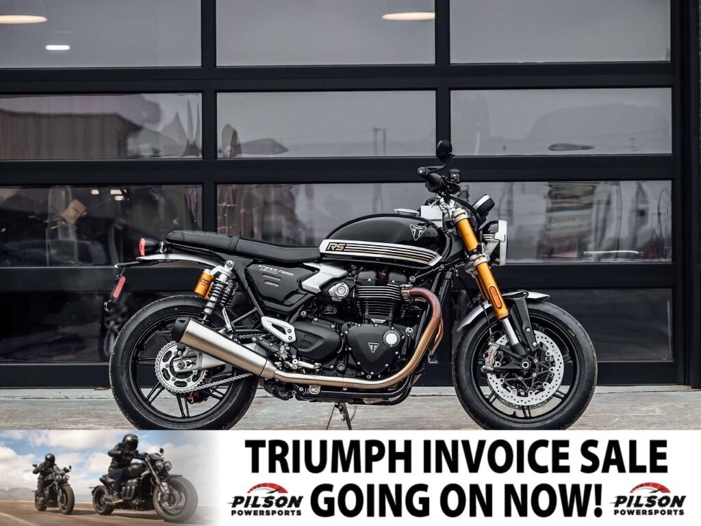 2026 Triumph Speed Twin 1200 Crystal White/Sapphire Black