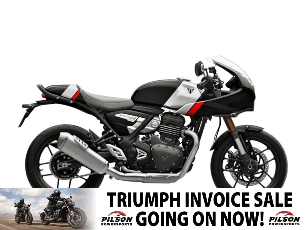 2026 Triumph Thruxton 400 Phantom Black / Aluminium Silver