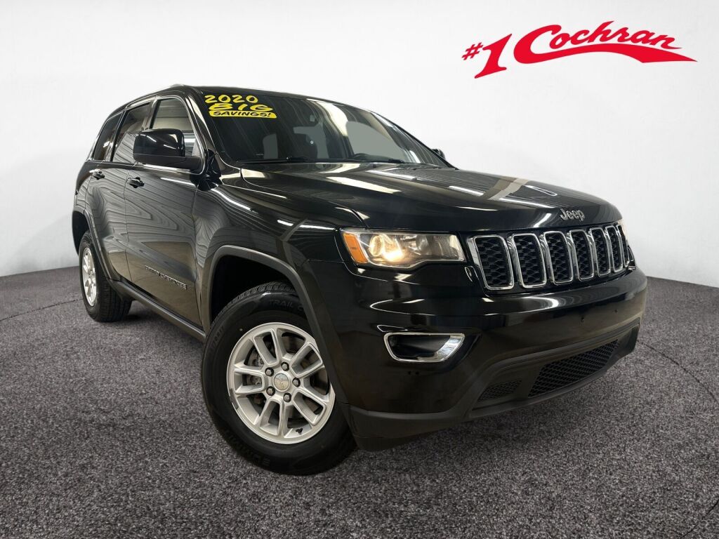 Diamond Black Crystal Pearl Coat 2020 Jeep Grand Cherokee SUV / Crossover Four-Wheel Drive 8-Speed Automatic