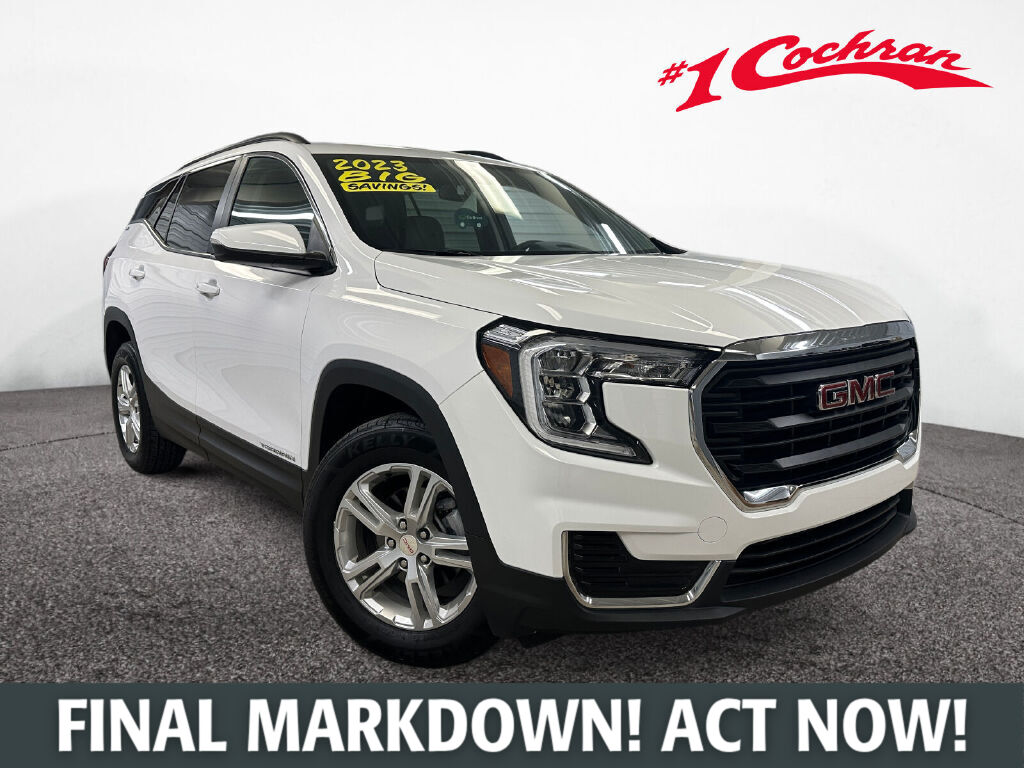Summit White 2023 GMC Terrain SUV / Crossover All-Wheel Drive 9-Speed Automatic