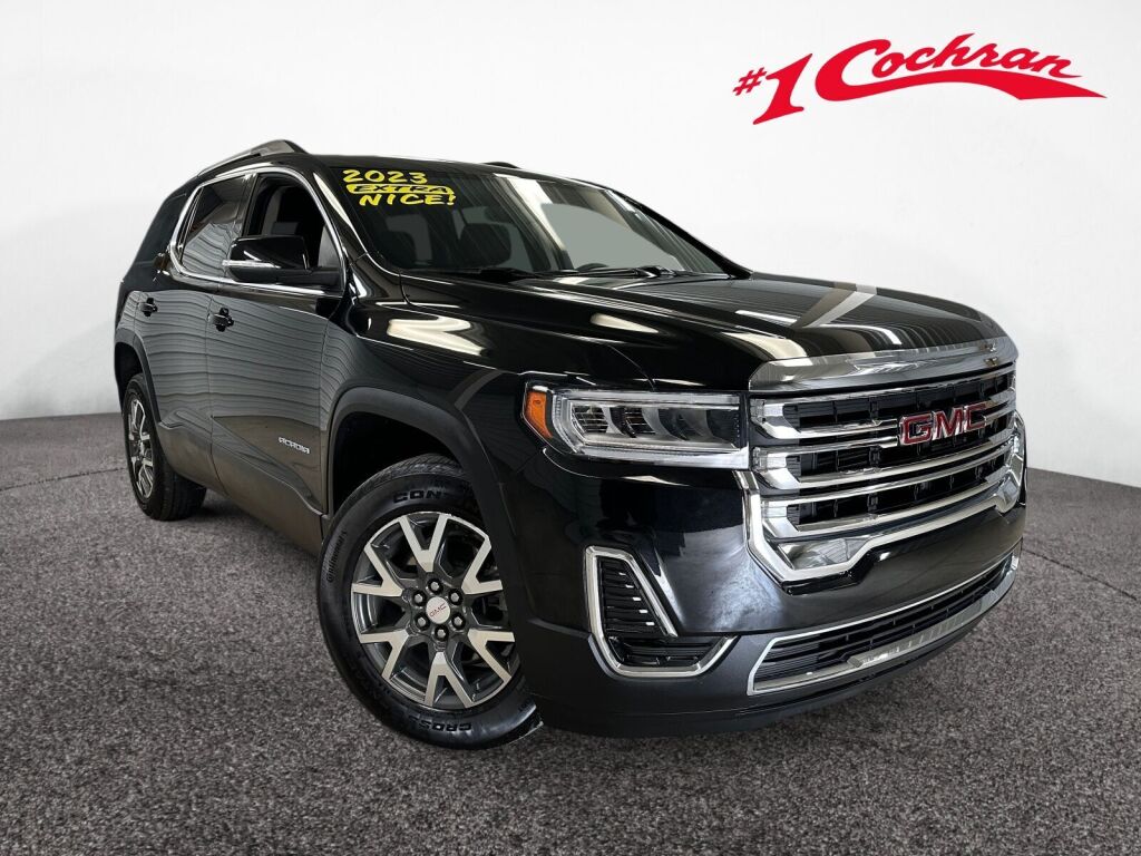 Black (Ebony Twilight Metallic) 2023 GMC Acadia SUV / Crossover Four-Wheel Drive 9-Speed Automatic