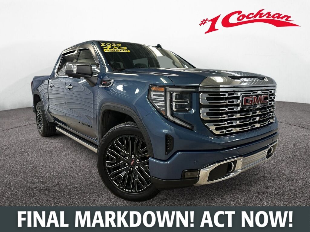 Downpour Metallic 2024 GMC Sierra 1500 Pickup Truck Four-Wheel Drive Automatic