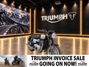 2025 Triumph Bonneville T120 Sapphire Black/Aluminium Silver (Euro 5A)