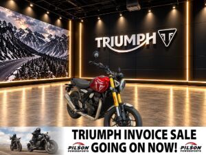 2026 Triumph Speed 400 Lava Red Gloss/Storm Grey Base