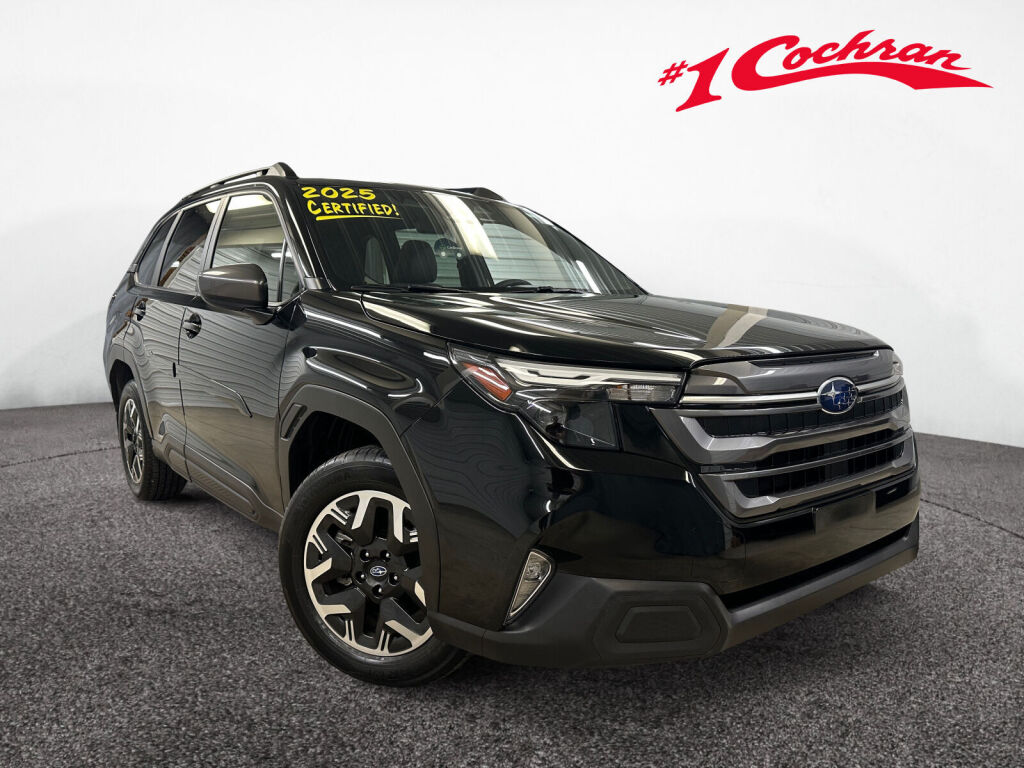 Crystal Black Silica 2025 Subaru Forester SUV / Crossover All-Wheel Drive Continuously Variable Transmission