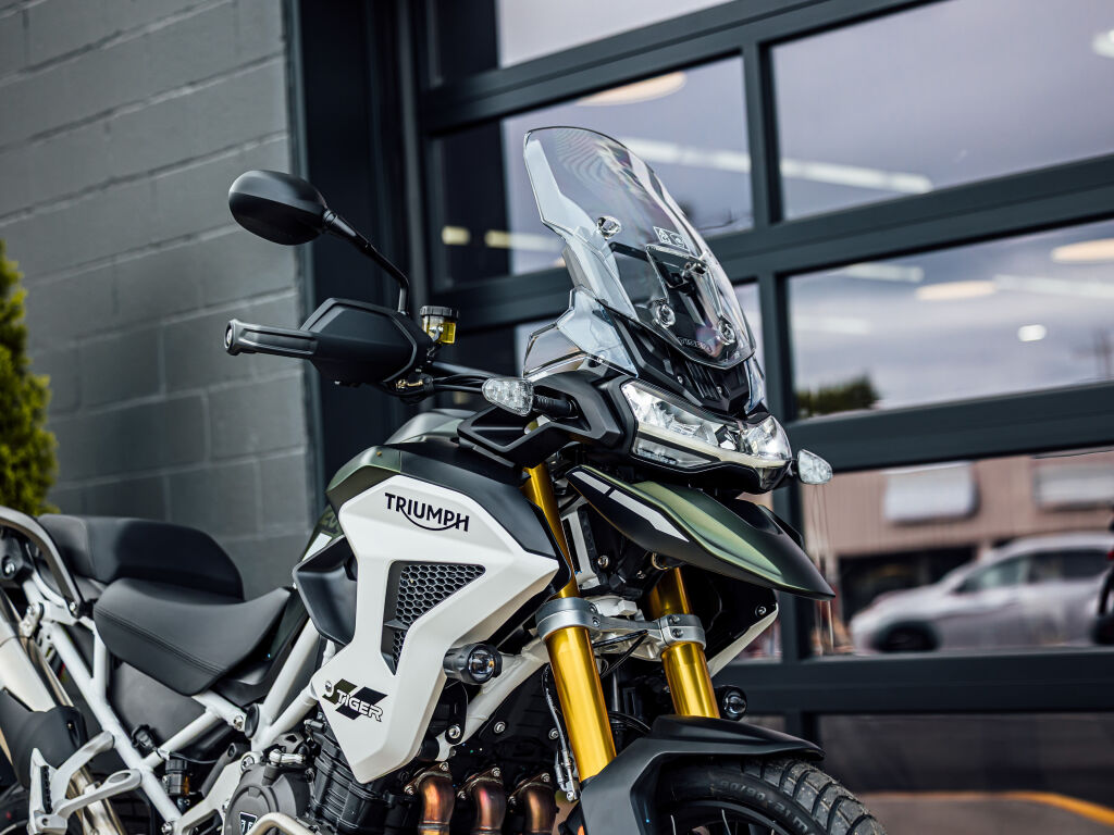 2025 Triumph Tiger 1200 Rally Pro Snowdonia White