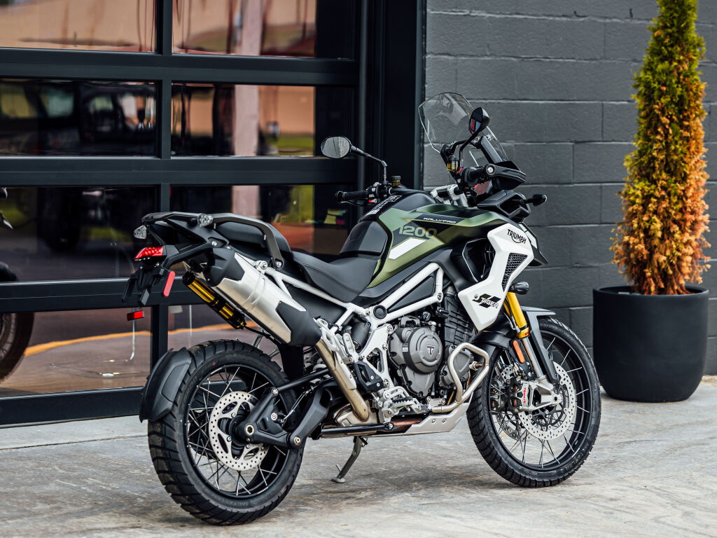 2025 Triumph Tiger 1200 Rally Pro Snowdonia White