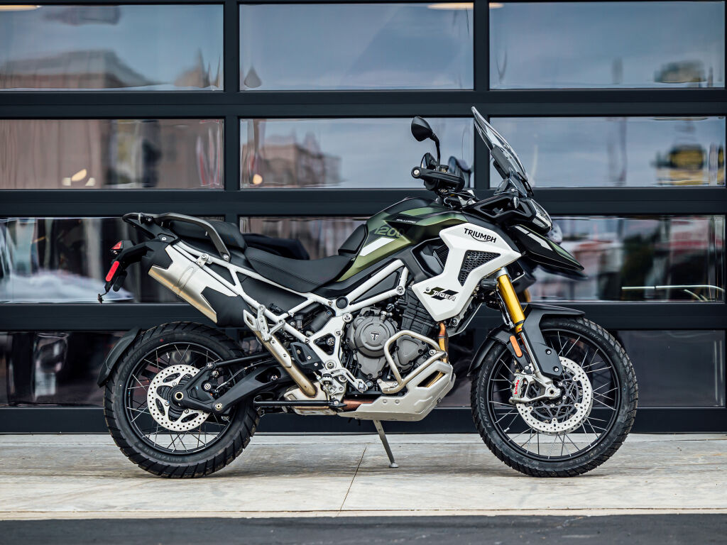 2025 Triumph Tiger 1200 Rally Pro Snowdonia White