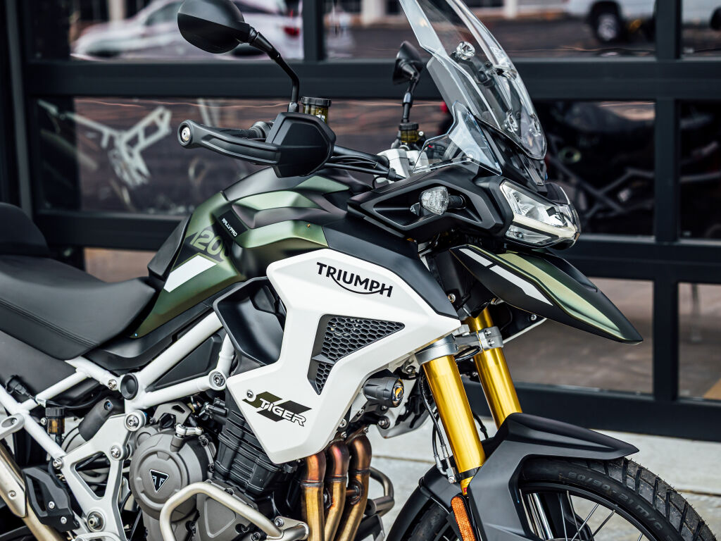 2025 Triumph Tiger 1200 Rally Pro Snowdonia White