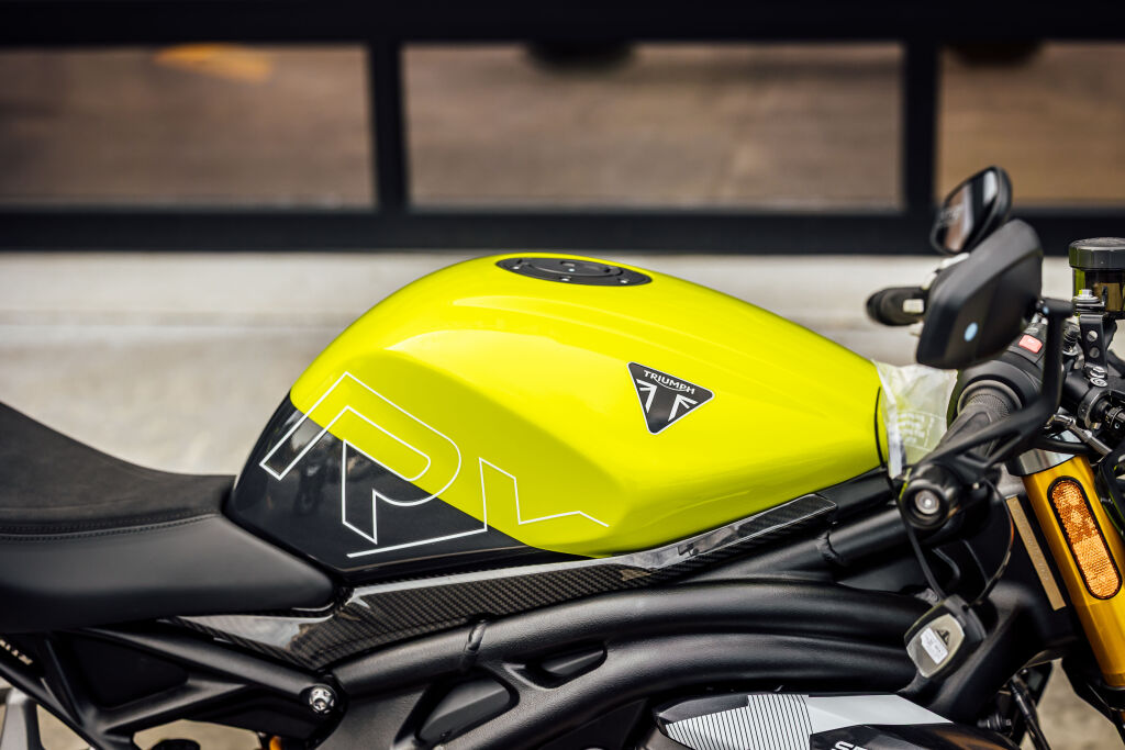 2026 Triumph Speed Triple 1200 RX Triumph Performance Yellow