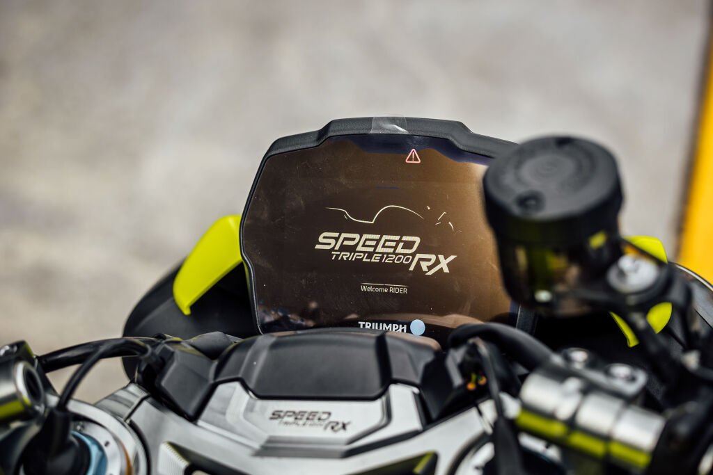 2026 Triumph Speed Triple 1200 RX Triumph Performance Yellow