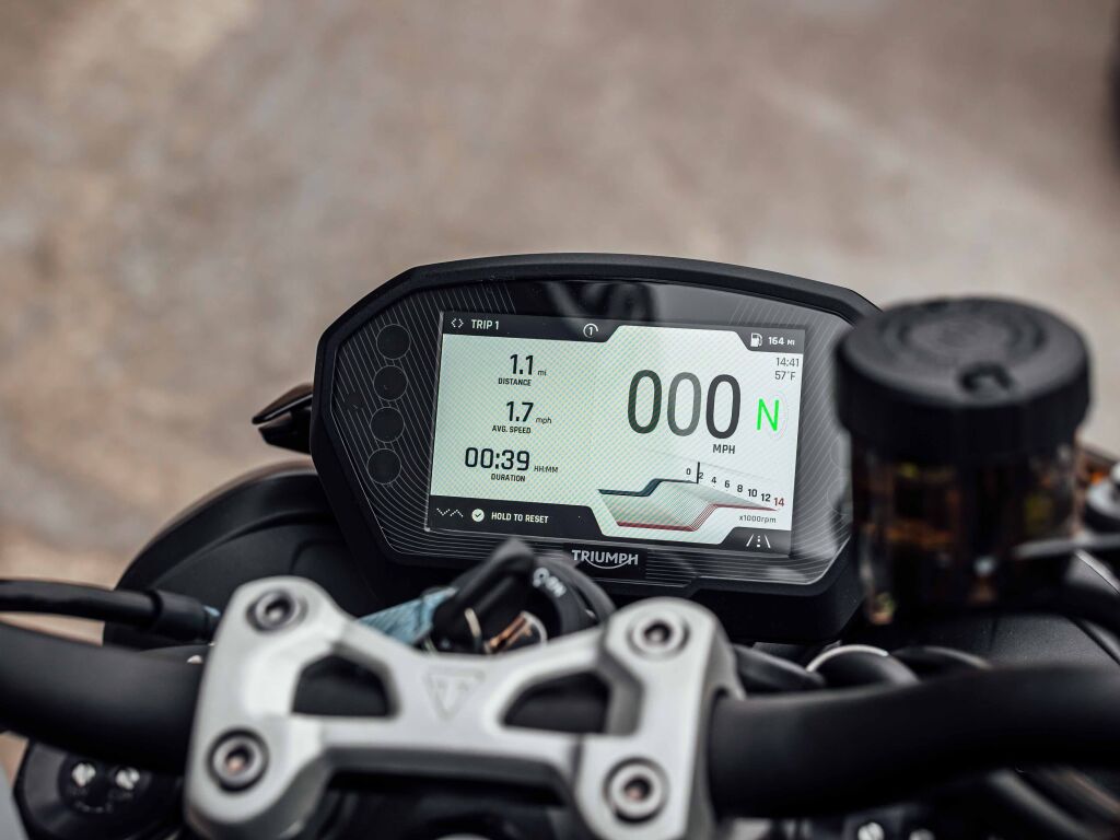 2025 Triumph Street Triple 765 RS Phantom Black