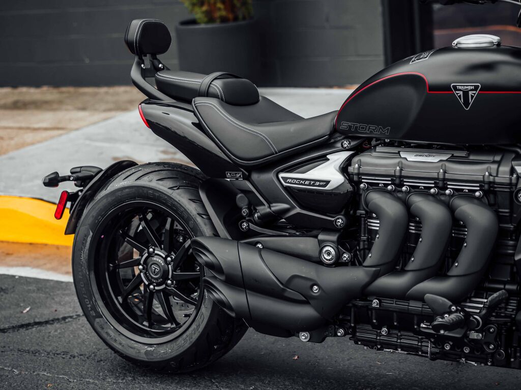 2026 Triumph Rocket 3 Storm GT Matte Sapphire Black/Satin Granite
