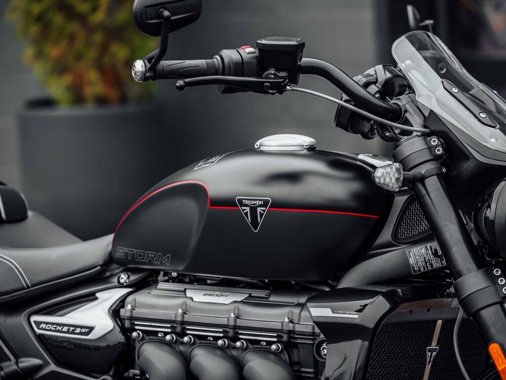 2026 Triumph Rocket 3 Storm GT Matte Sapphire Black/Satin Granite