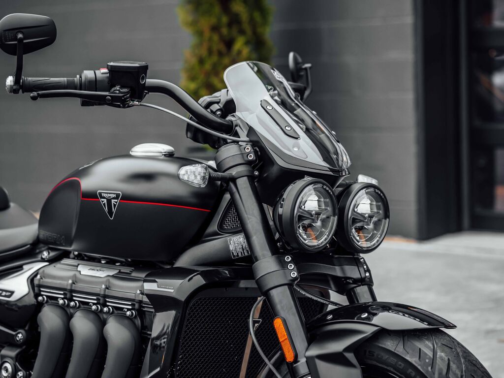 2026 Triumph Rocket 3 Storm GT Matte Sapphire Black/Satin Granite