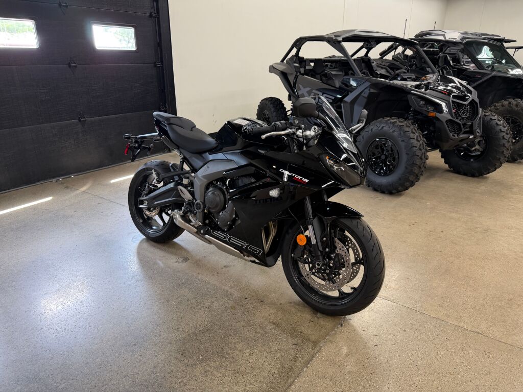 2026 Triumph Daytona 660 Sapphire Black