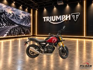 2026 Triumph Speed 400 Lava Red Gloss/Storm Grey Base