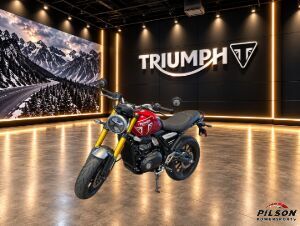 2026 Triumph Speed 400 Lava Red Gloss/Storm Grey Base