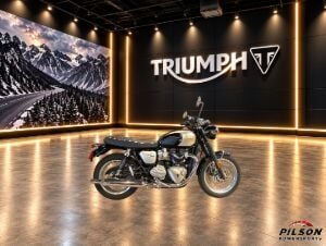 2025 Triumph Bonneville T120 Sapphire Black/Aluminium Silver (Euro 5A)