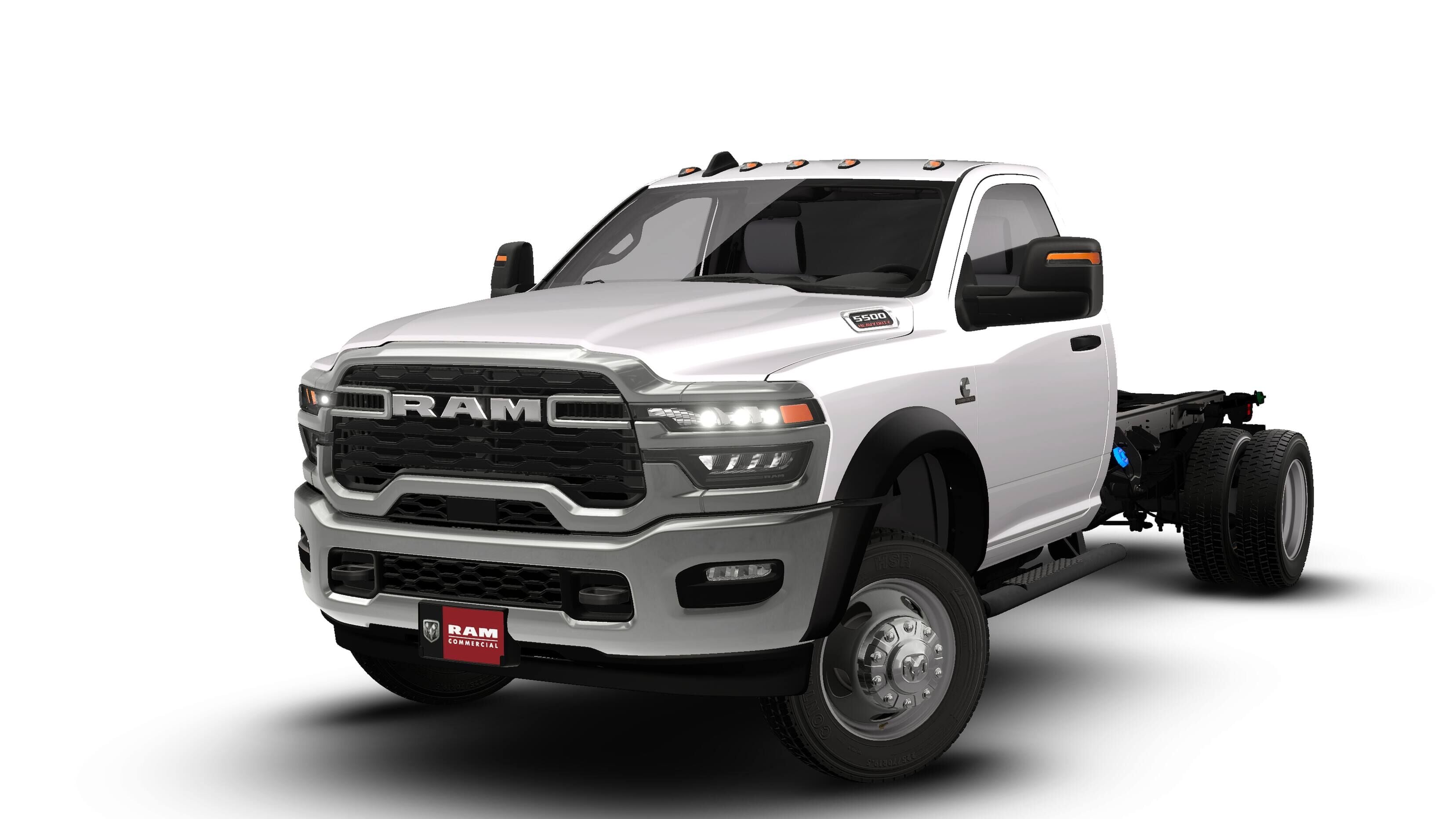 Bright White Clearcoat 2026 RAM 5500 Chassis 8-Speed Automatic