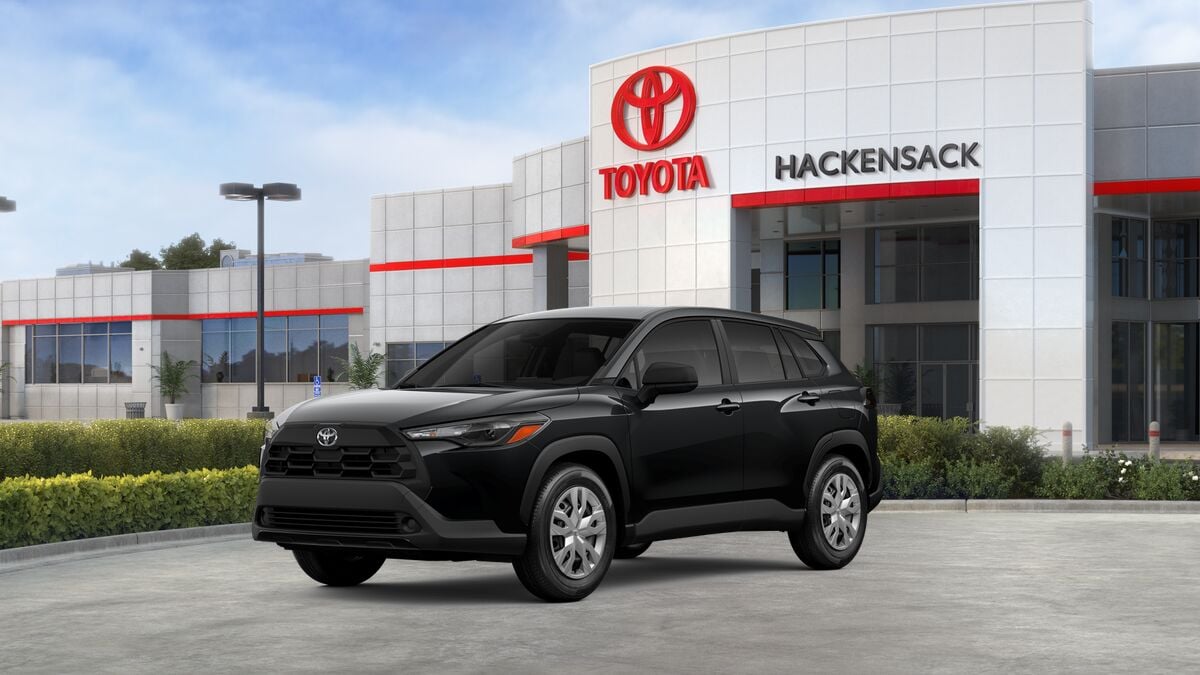 Jet Black 2026 Toyota Corolla Cross L AWD SUV / Crossover All-Wheel Drive Continuously Variable Transmission