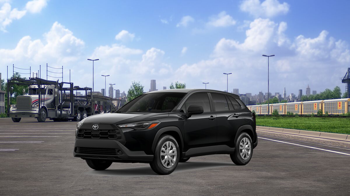 Jet Black 2026 Toyota Corolla Cross L AWD SUV / Crossover All-Wheel Drive Continuously Variable Transmission