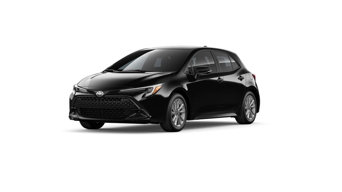 Midnight Black Metallic 2026 Toyota Corolla Hatchback SE FWD Hatchback Front-Wheel Drive Continuously Variable Transmission