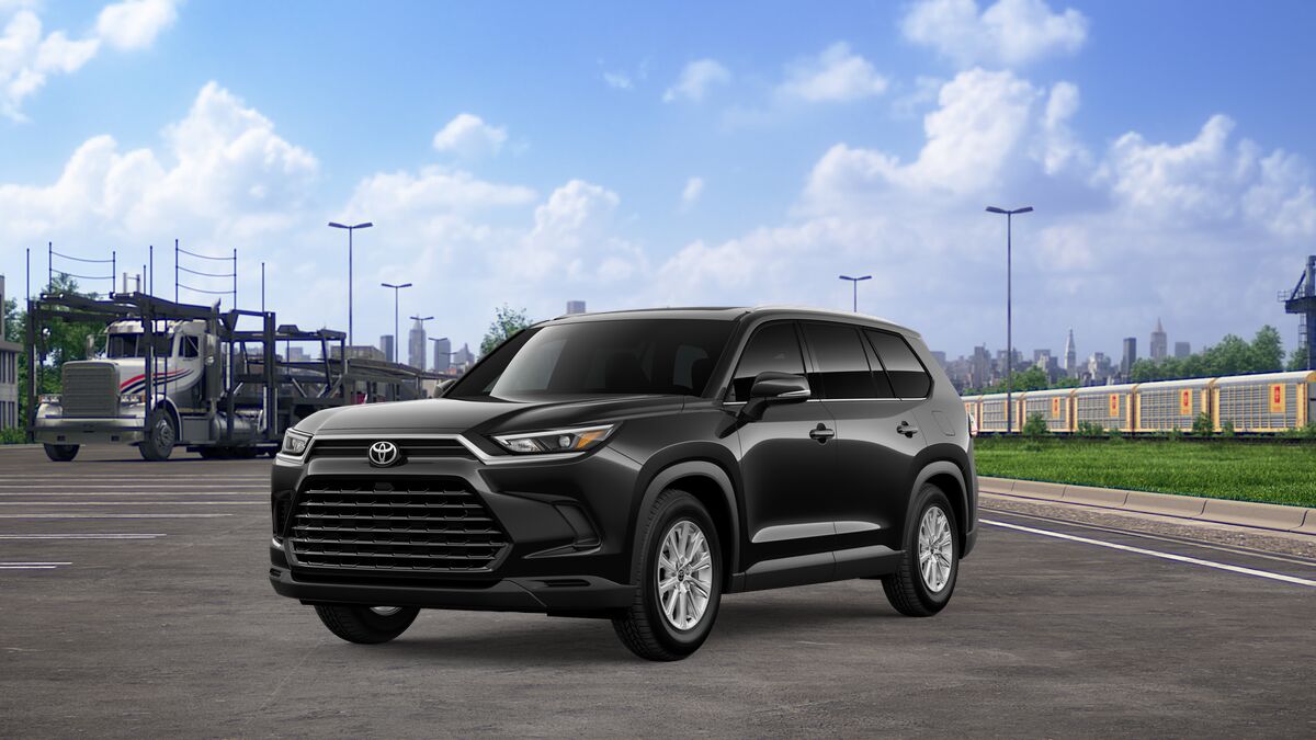 Midnight Black Metallic 2026 Toyota Grand Highlander Hybrid XLE AWD SUV / Crossover All-Wheel Drive Continuously Variable Transmission