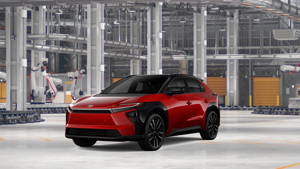 Supersonic Red with Midnight Black Metallic roof 2026 Toyota bZ Limited AWD SUV / Crossover All-Wheel Drive 1-Speed Automatic