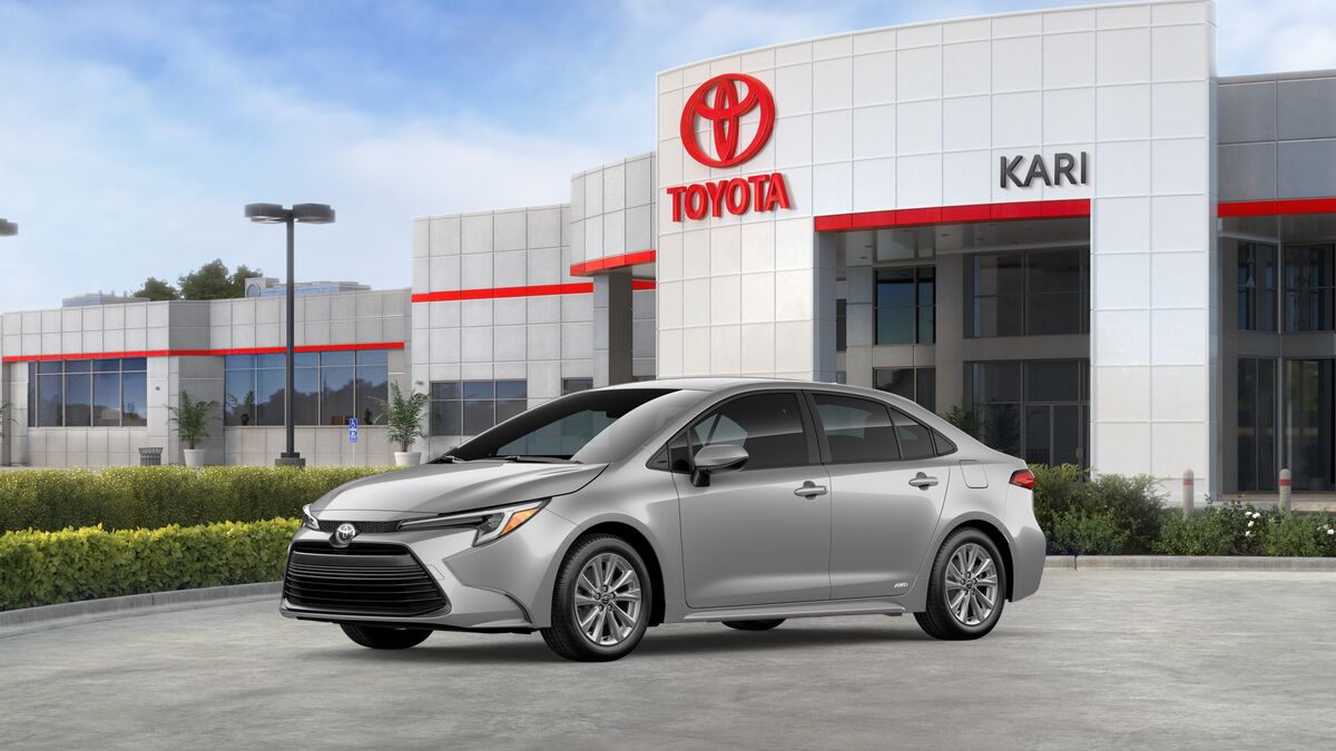 Classic Silver Metallic 2026 Toyota Corolla Hybrid LE AWD Sedan All-Wheel Drive Continuously Variable Transmission