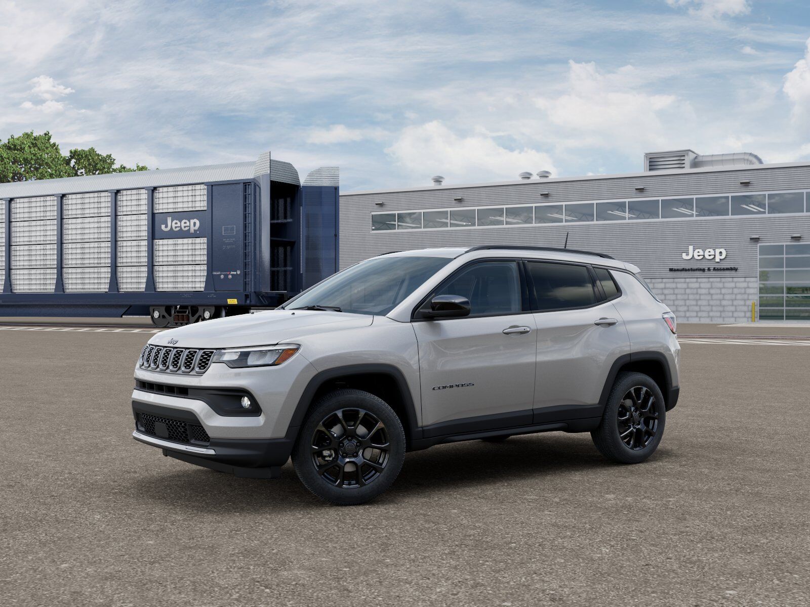 Silver Zynith Metallic Clear-Coat Exterior Paint 2026 Jeep Compass Latitude 4WD SUV / Crossover Four-Wheel Drive 8-Speed Automatic