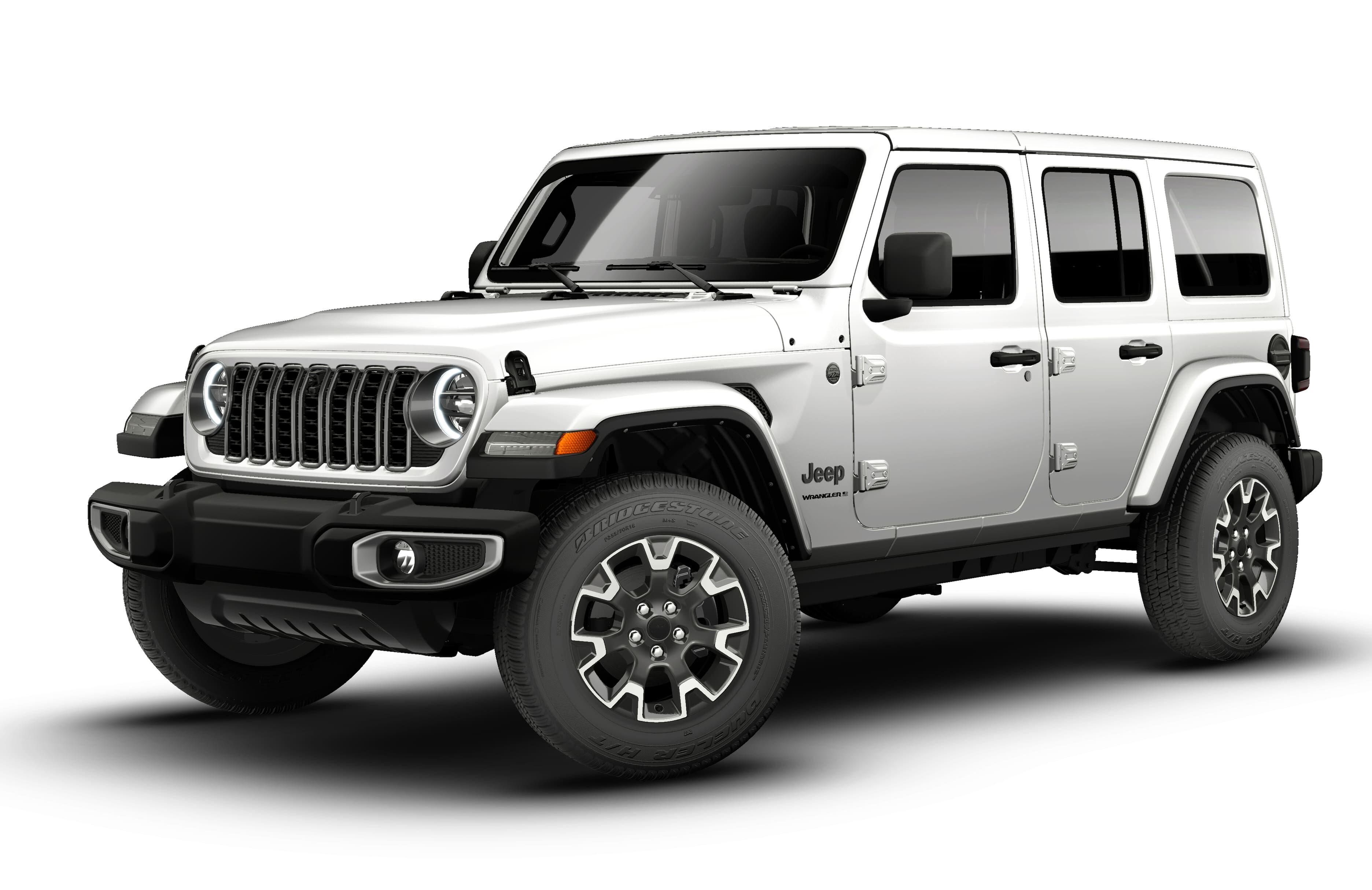 Bright White Clear Coat 2026 Jeep Wrangler Sahara 4-Door 4WD SUV / Crossover Four-Wheel Drive 8-Speed Automatic