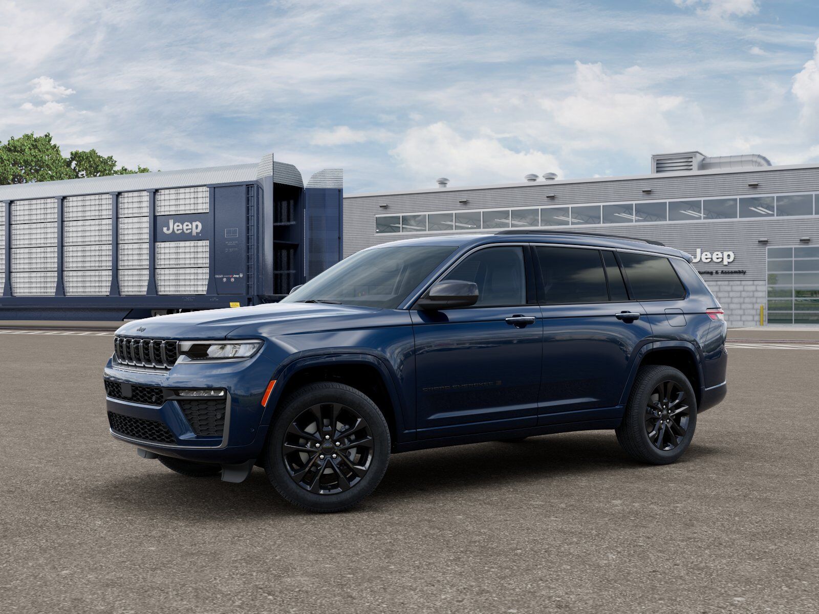 Fathom Blue Pearl-Coat Exterior Paint 2026 Jeep Grand Cherokee L Limited Reserve 4WD SUV / Crossover Four-Wheel Drive 8-Speed Automatic