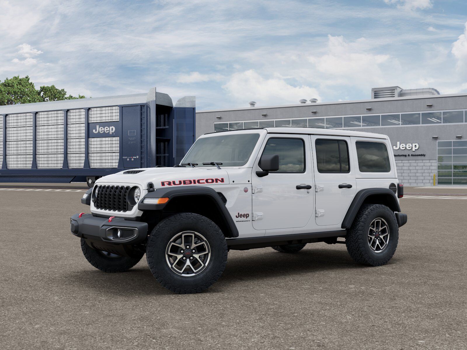 Bright White Clear-Coat Exterior Paint 2026 Jeep Wrangler Rubicon 4-Door 4WD SUV / Crossover Four-Wheel Drive 8-Speed Automatic