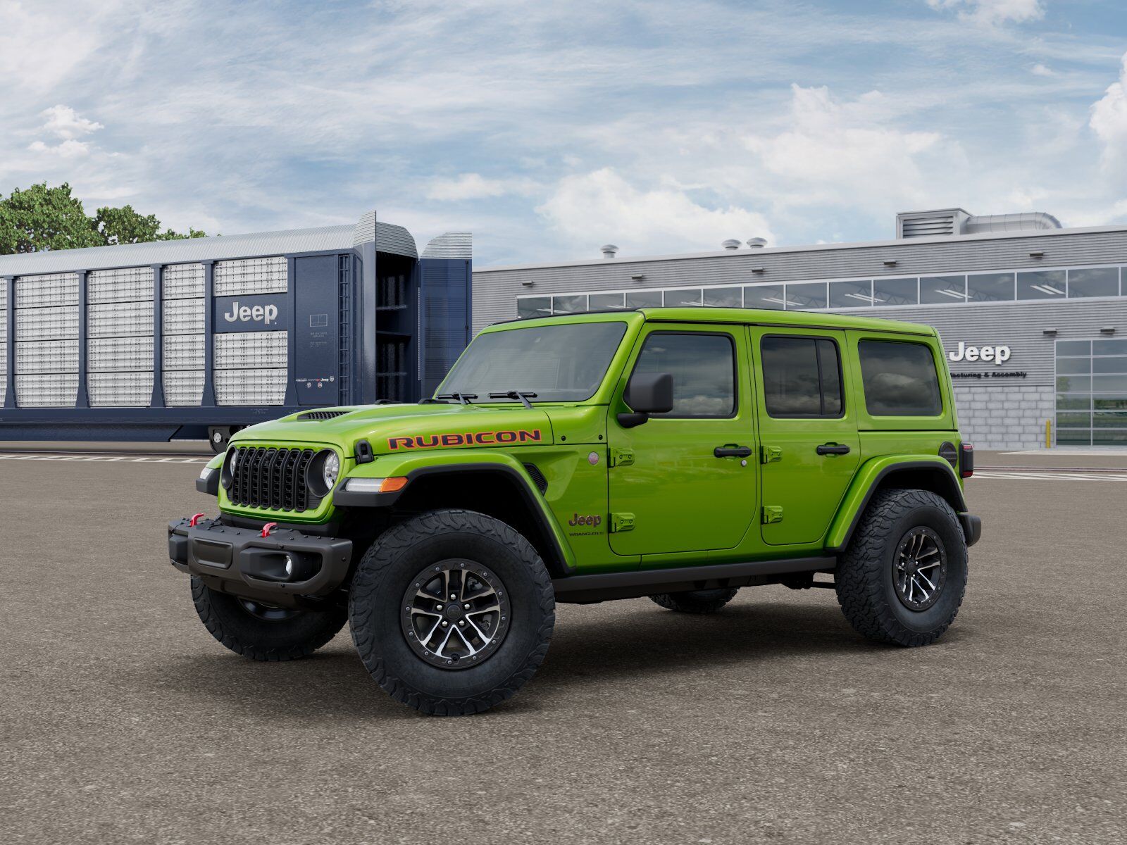 Mojito Clear-Coat Exterior Paint 2026 Jeep Wrangler Rubicon X 4-Door 4WD SUV / Crossover Four-Wheel Drive 8-Speed Automatic