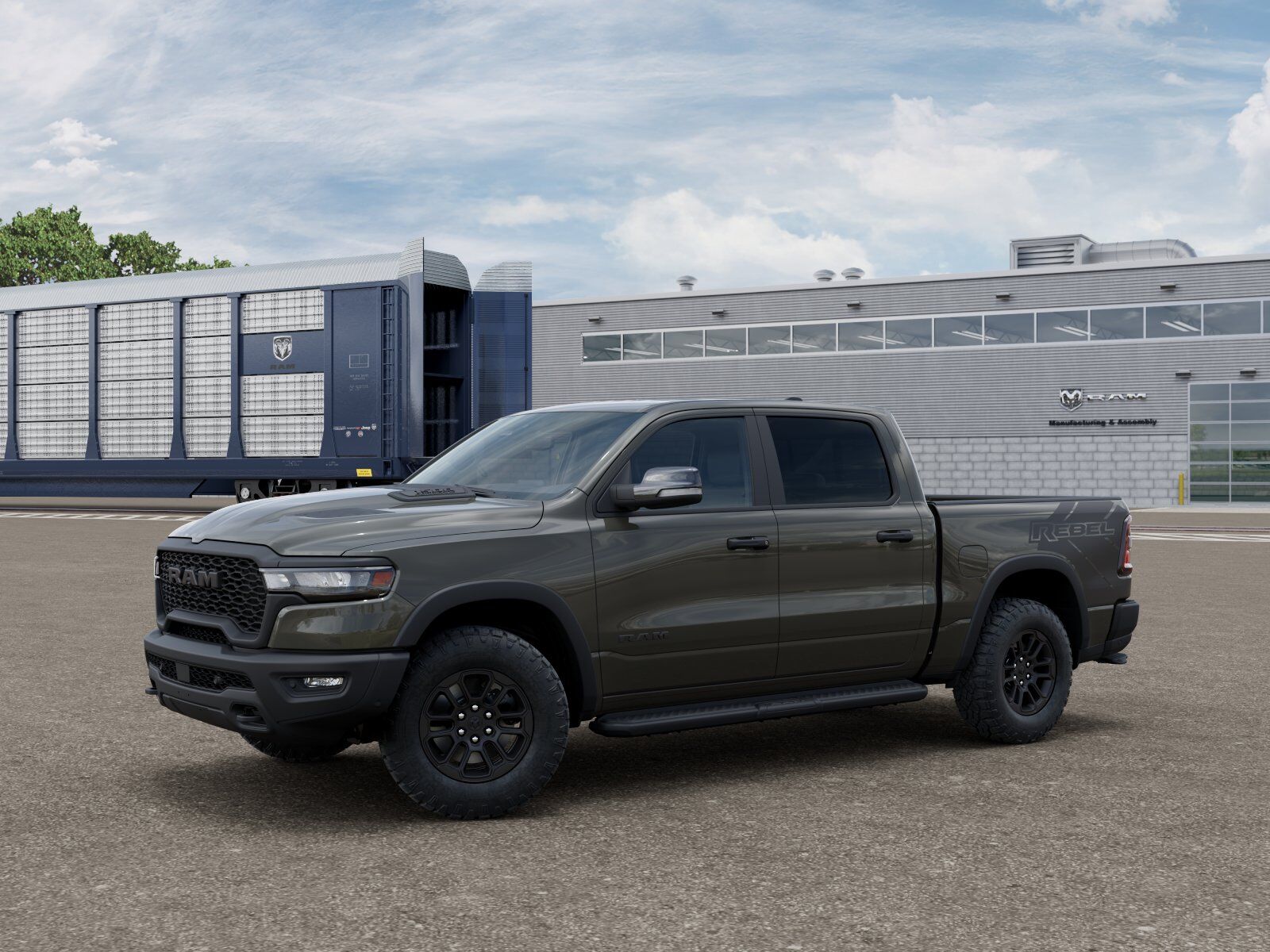 Tank Exterior Paint 2026 RAM 1500 Pickup Truck Four-Wheel Drive 8-Speed Automatic