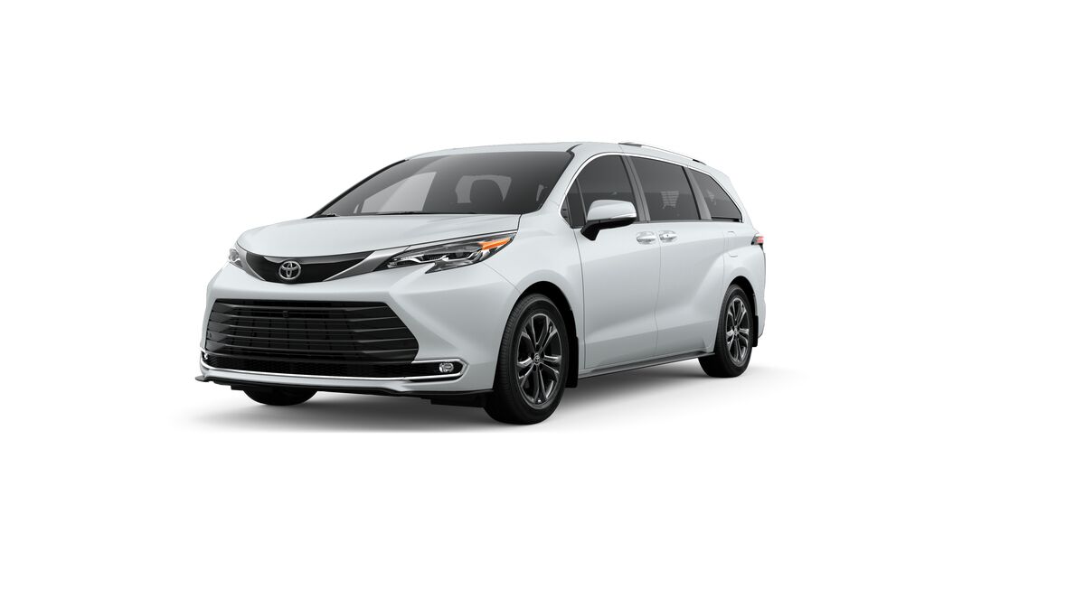 White (Wind Chill Pearl) 2026 Toyota Sienna Minivan All-Wheel Drive Continuously Variable Transmission