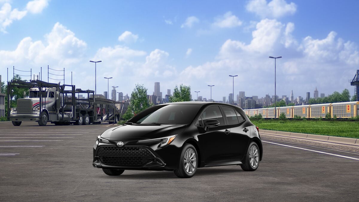 Midnight Black Metallic 2026 Toyota Corolla Hatchback Hatchback Front-Wheel Drive Continuously Variable Transmission
