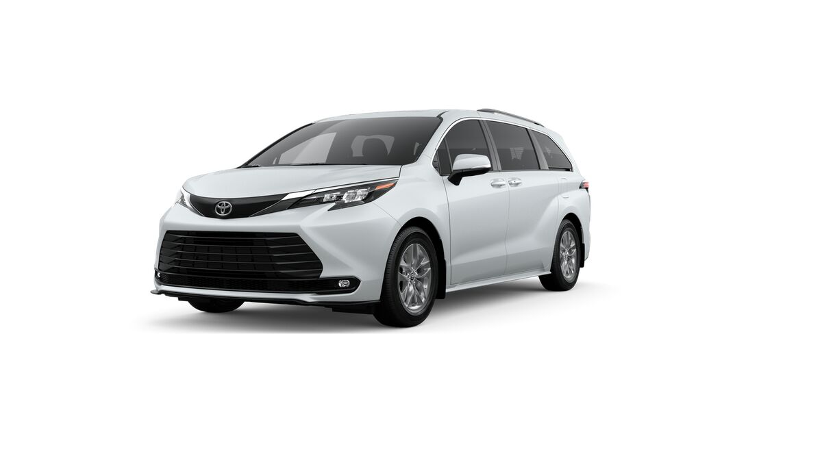 White (Wind Chill Pearl) 2026 Toyota Sienna Minivan All-Wheel Drive Continuously Variable Transmission