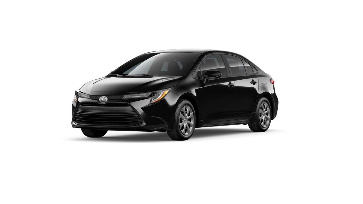 Midnight Black Metallic 2026 Toyota Corolla Sedan Front-Wheel Drive Continuously Variable Transmission