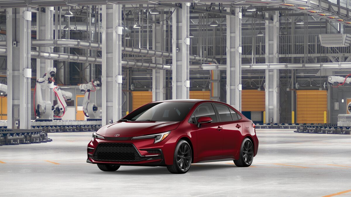 Red (Ruby Flare Pearl) 2026 Toyota Corolla Sedan Front-Wheel Drive Continuously Variable Transmission