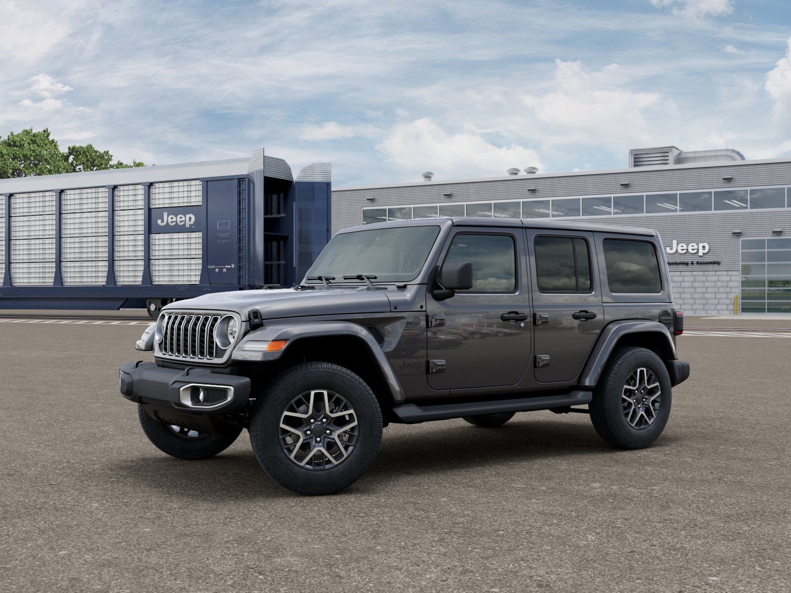 Granite Crystal Metallic Clear-Coat Exterior Paint 2026 Jeep Wrangler SUV / Crossover Four-Wheel Drive 8-Speed Automatic